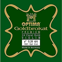 Optima Goldbrokat Premium 24K Gold Plated Steel Violin E String