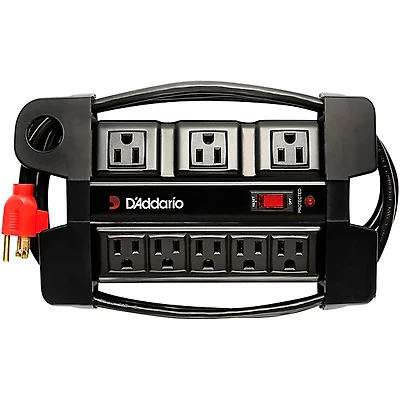 D'Addario Tour-Grade Power Base 6 ft. Black