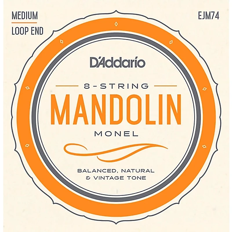 D'Addario Monel Mandolin Strings