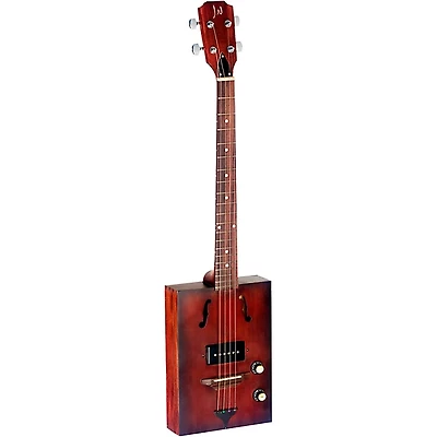 JN Guitars J.N. CASK Series Acoustic-Electric Cigar Box Guitar with Spruce Top 2-Color Sunburst