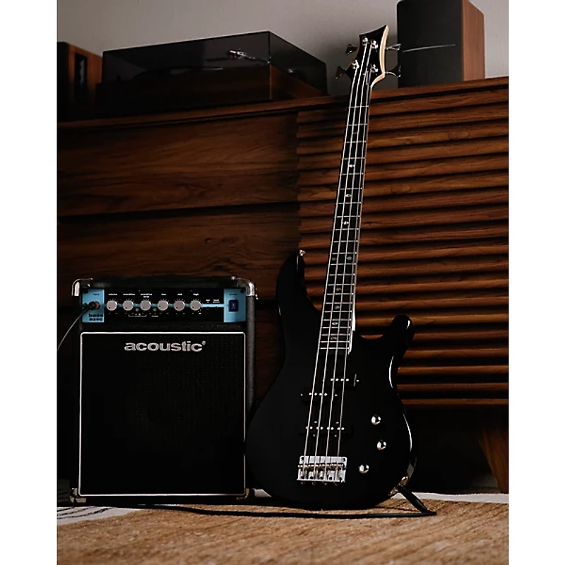 Mitchell MB100 Short-Scale Solidbody Electric Bass Guitar -