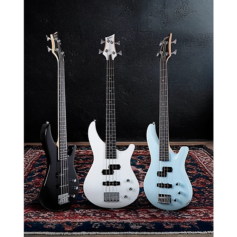 Mitchell MB100 Short-Scale Solidbody Electric Bass Guitar -