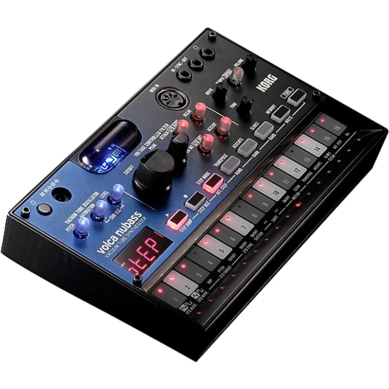 KORG volca nubass Vacuum Tube Bass Synthesizer Black