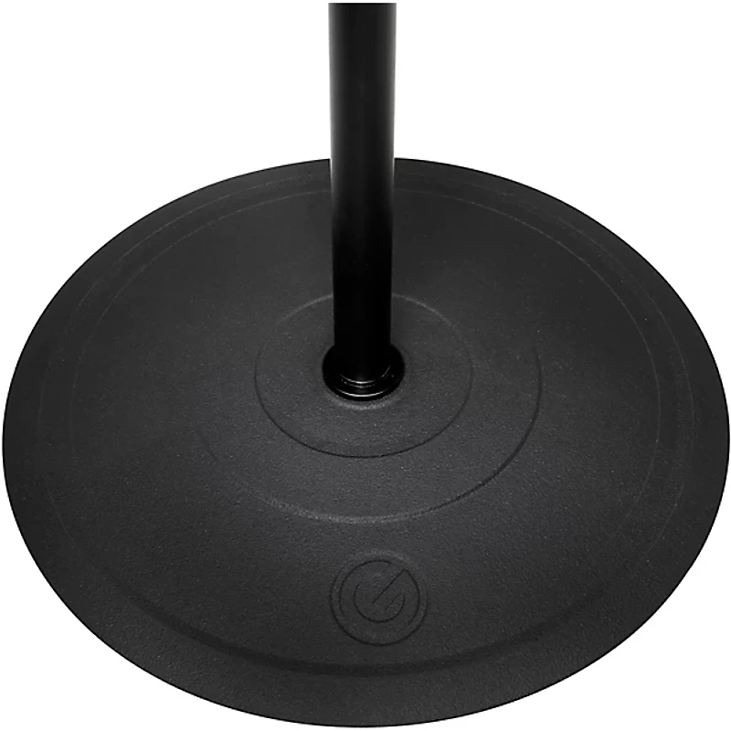 Gravity Stands Microphone Stand With Round Base and 2-Point Adjustment Telescoping Boom