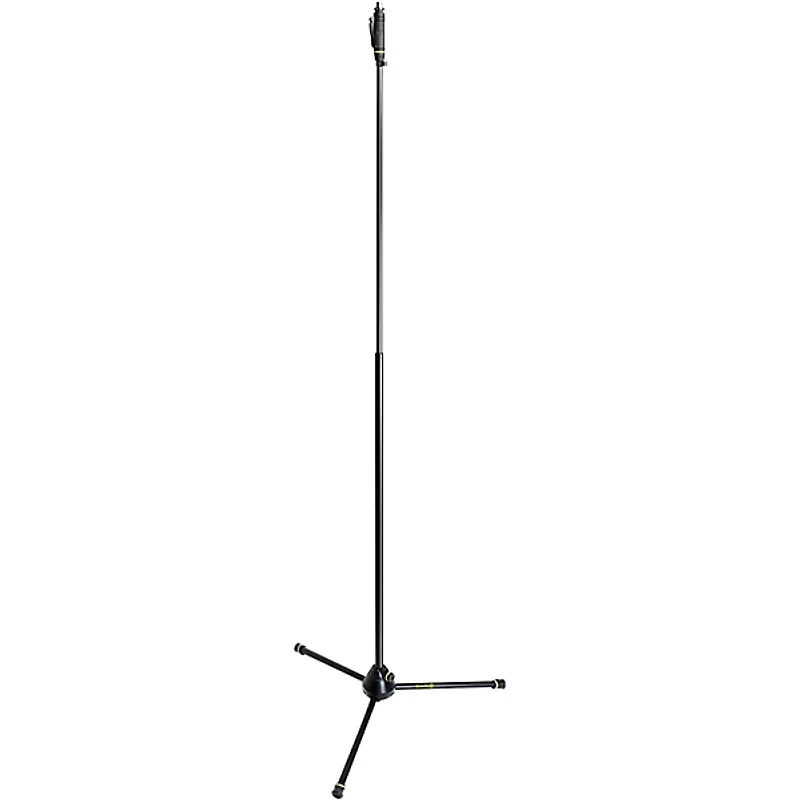 Gravity Stands Microphone Stand With Folding Tripod Base And One-Hand Clutch