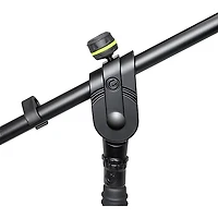 Gravity Stands MS 4322 HD Microphone Stand With Folding Tripod Base & 2-Point Adjustment Telescoping Boom, Heavy Duty