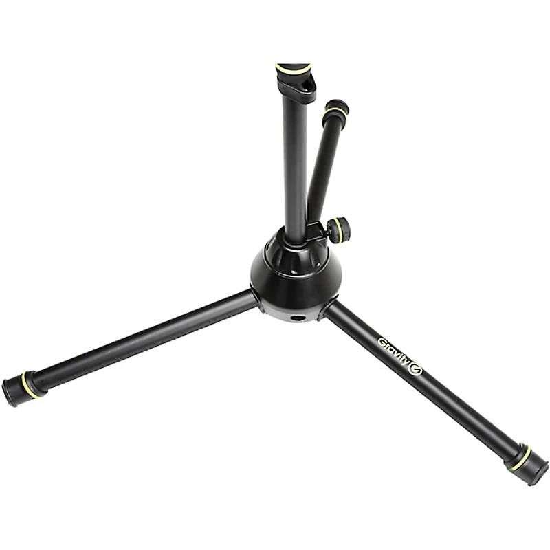 Gravity Stands MS 4322 HD Microphone Stand With Folding Tripod Base & 2-Point Adjustment Telescoping Boom, Heavy Duty