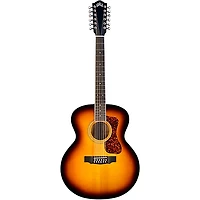 Guild F-2512E Deluxe Westerly Collection 12-String Jumbo Acoustic-Electric Guitar Antique Sunburst