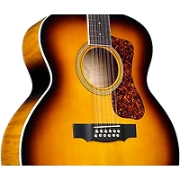 Guild F-2512E Deluxe Westerly Collection 12-String Jumbo Acoustic-Electric Guitar Antique Sunburst