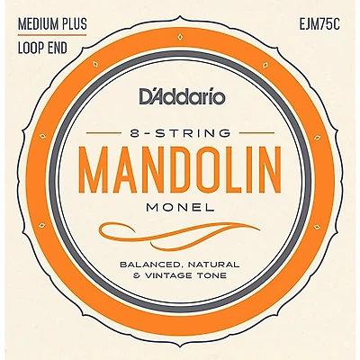 D'Addario Monel Mandolin Strings Medium Plus