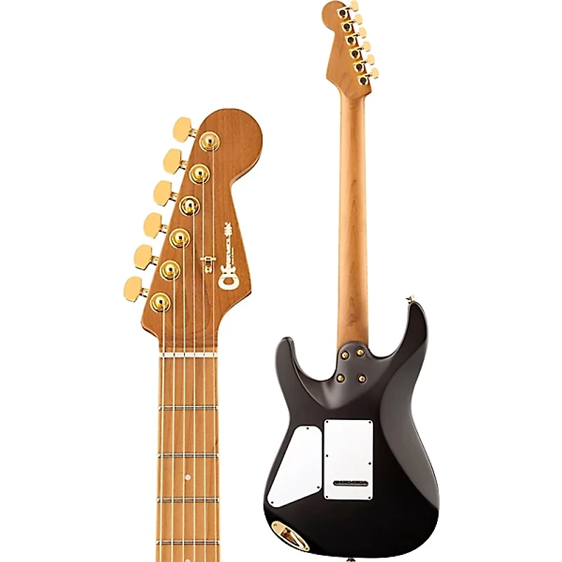 Charvel Pro-Mod DK24 HH 2PT CM QM Electric Guitar Transparent Black Burst