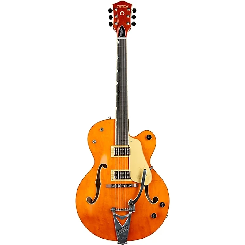 Gretsch Guitars G6120T-BSSMK Brian Setzer Signature Nashville Hollowbody '59 "Smoke" With Bigsby Electric Guitar Smoke Orange Lacquer