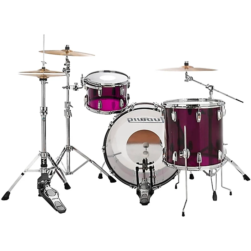 Ludwig Vistalite 3-Piece Pro Beat Shell Pack With 24" Bass Drum