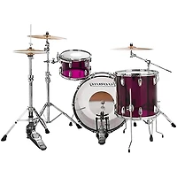 Ludwig Vistalite 3-Piece Pro Beat Shell Pack With 24" Bass Drum