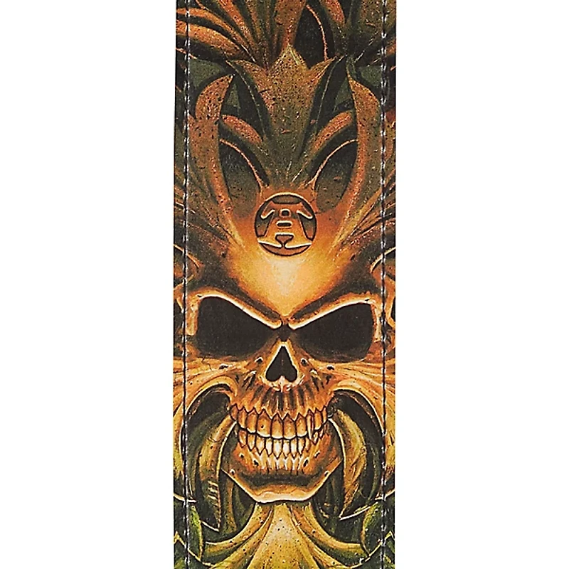 D'Addario Alchemy Leather Guitar Strap, Cryptorosa