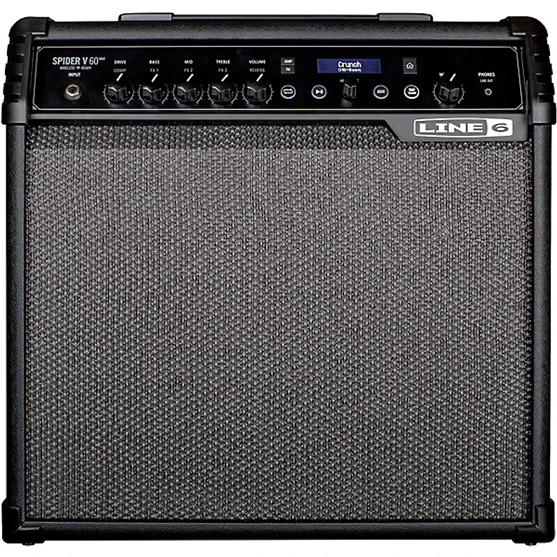 Line 6 Spider V 60 MKII 60W 1x10 Guitar Combo Amp Black