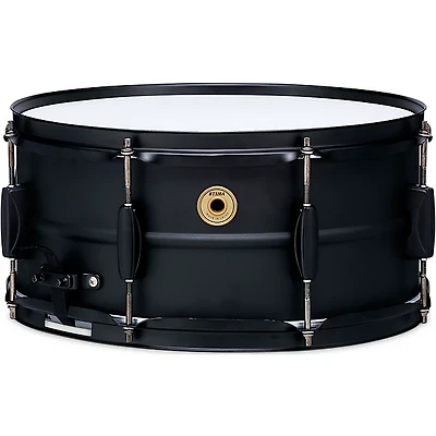 TAMA Metalworks Steel Snare Drum with Matte Black Shell Hardware