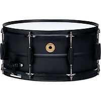 TAMA Metalworks Steel Snare Drum with Matte Black Shell Hardware