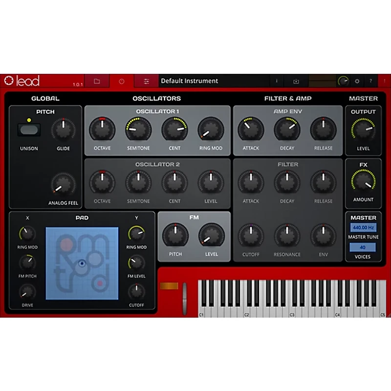 Tracktion RetroMod LEAD Virtual Instrument