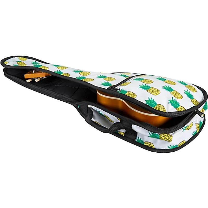Road Runner Ukulele Gig Bag in a Box Pineapple Print Concert