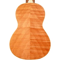 Gold Tone Left-Handed Tenor-Scale Curly Maple Resonator Ukulele with Gig Bag Natural