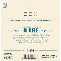 D'Addario D'Addario 6-String Nyltech Ukulele Strings Tenor