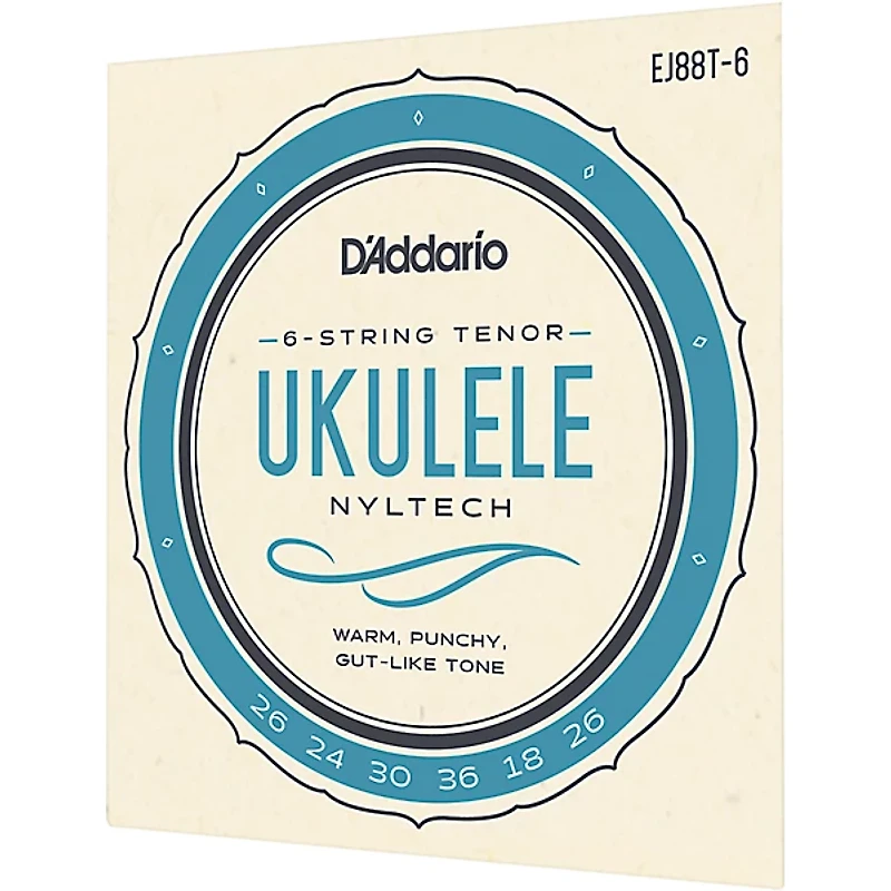 D'Addario D'Addario 6-String Nyltech Ukulele Strings Tenor