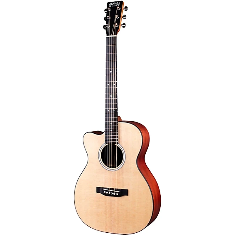 Martin 000 Jr-10E Left-Handed Auditorium Cutaway Acoustic-Electric Guitar Natural