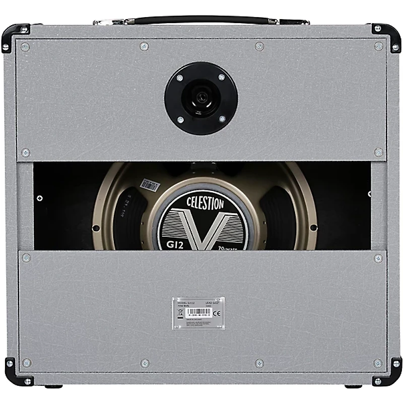 Marshall 2512 Studio Jubilee 70W 1x12 Guitar Speaker Cabinet Black and Silver