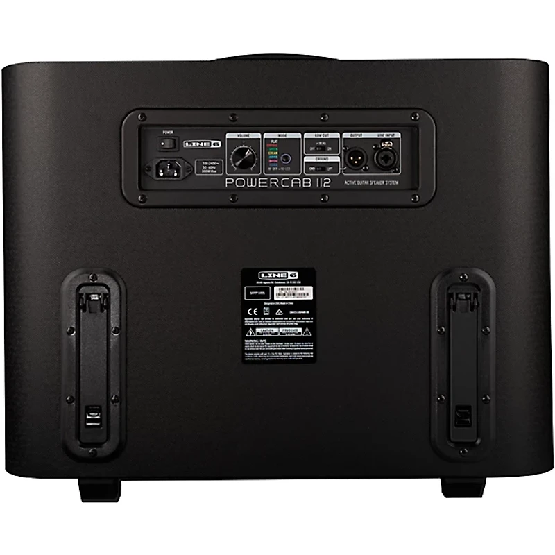 Line 6 Powercab 112 250W 1x12 FRFR Powered Speaker Cab Bundle Black and Silver