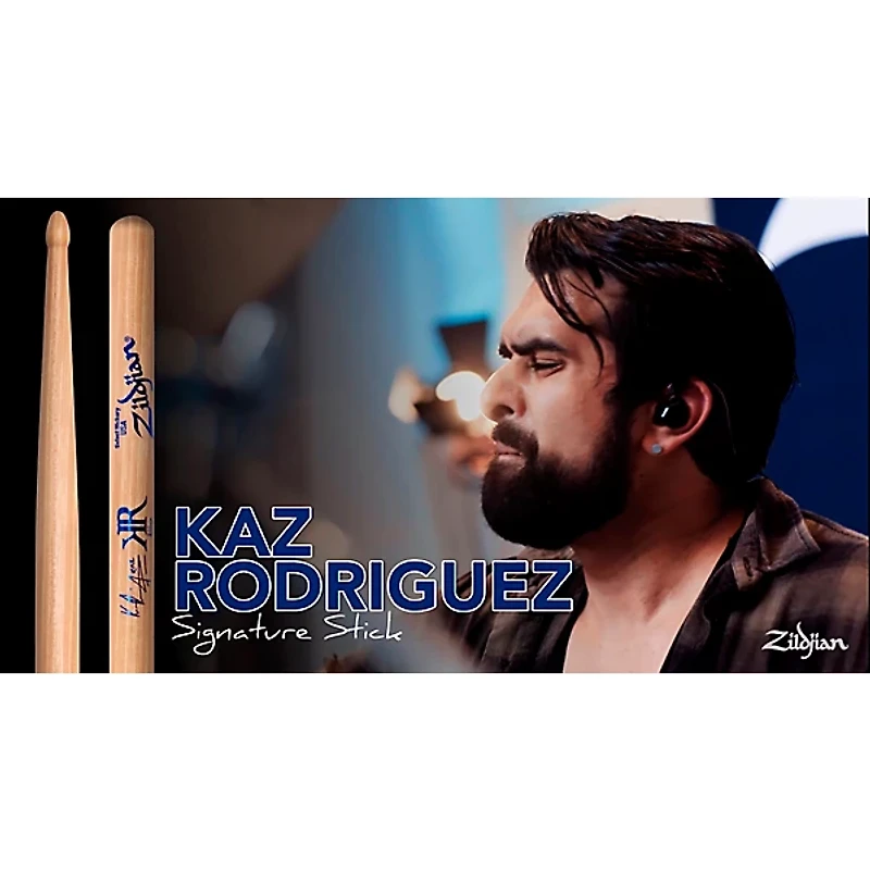 Zildjian Kaz Rodriguez Artist Drum Sticks 3A Wood