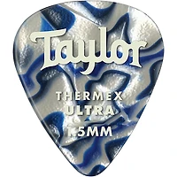 Taylor Premium 351 Thermex Ultra Picks Blue Swirl 6-Pack