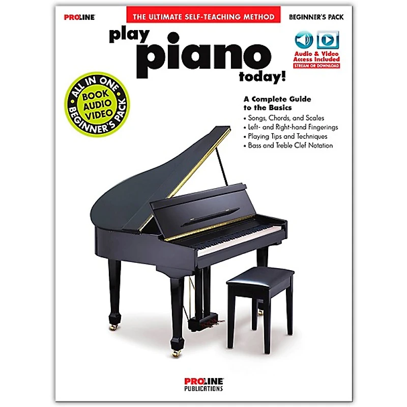 Proline Play Piano Today! Beginner's Pack (Book/Online Audio & Video)