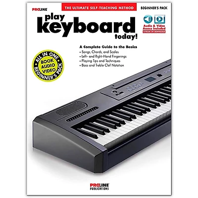 Proline Play Keyboard Today! Beginner's Pack (Book/Online Audio & Video)