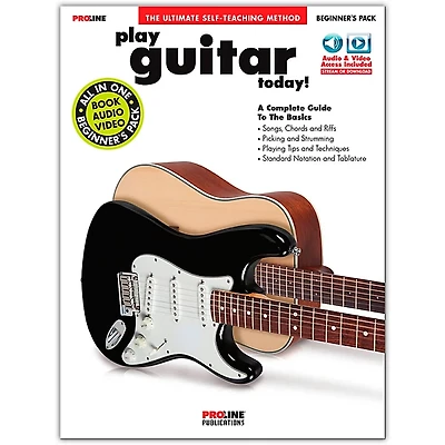Proline Play Guitar Today! Beginner's Pack (Book/Online Audio & Video)