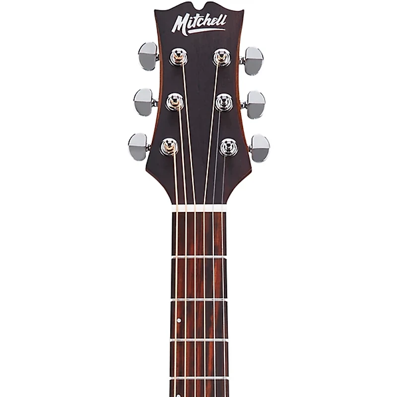 Mitchell T413CE-BST Terra Series Auditorium Solid Torrefied Spruce Top Acoustic-Electric Guitar Edge Burst