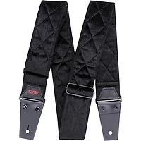 Coffin Case "THE COUNT" Black Velvet Guitar Strap Black Velvet