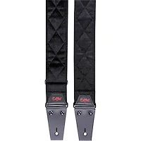 Coffin Case "THE COUNT" Black Velvet Guitar Strap Black Velvet