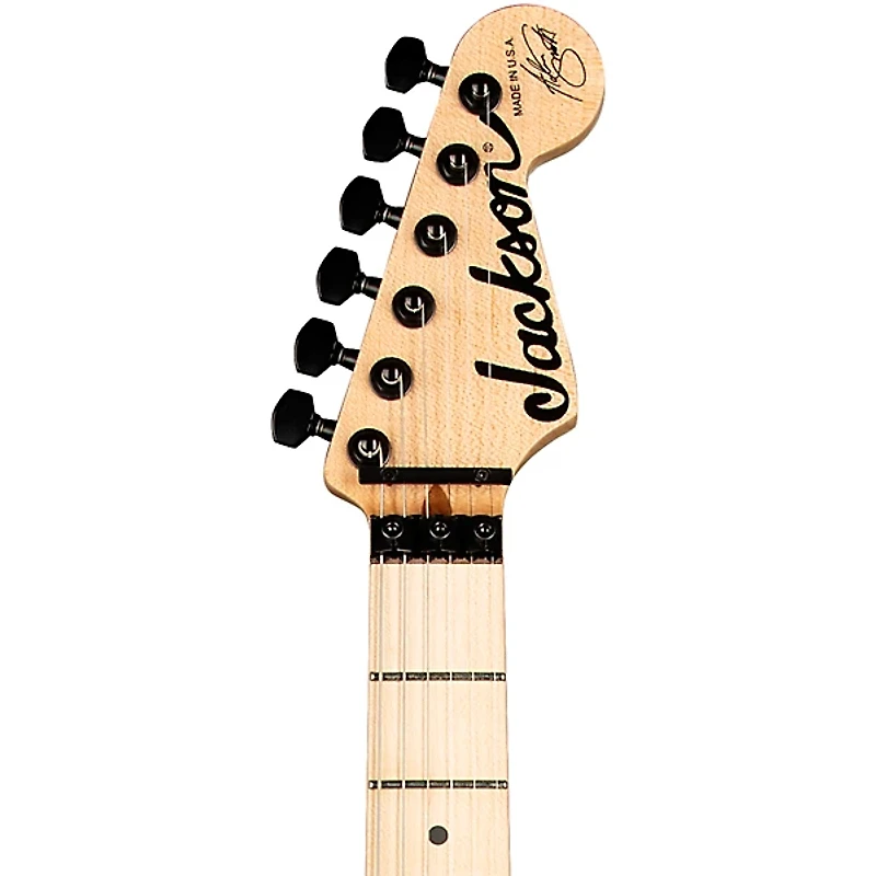 Jackson USA Signature Adrian Smith San Dimas DKQM Electric Guitar Transparent Green Burst