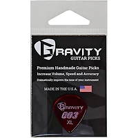 GRAVITY PICKS 003 J3 XL Polished Red Guitar Picks 1.5 mm