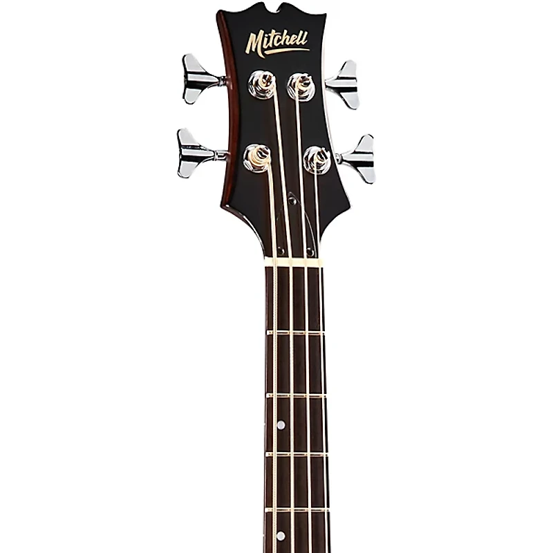 Mitchell T239B-CE-BST Terra Acoustic-Electric Bass Guitar - Edge Burst