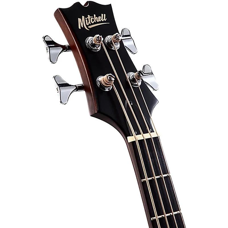 Mitchell T239B-CE-BST Terra Acoustic-Electric Bass Guitar - Edge Burst