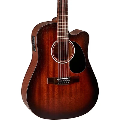 Mitchell T331-TCE-BST Terra 12-String Acoustic-Electric Dreadnought Mahogany Top Guitar - Edge Burst
