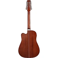 Mitchell T331-TCE-BST Terra 12-String Acoustic-Electric Dreadnought Mahogany Top Guitar - Edge Burst
