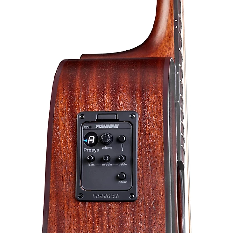 Mitchell T331-TCE-BST Terra 12-String Acoustic-Electric Dreadnought Mahogany Top Guitar - Edge Burst