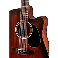 Mitchell T331-TCE-BST Terra 12-String Acoustic-Electric Dreadnought Mahogany Top Guitar - Edge Burst