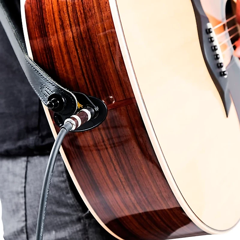 Music Nomad Acousti-Lok Strap Lock Adapter for Taylor Guitars With 9-Volt Expression System Battery Box
