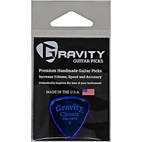 GRAVITY PICKS Classic Standard Polished Blue 2.0 mm