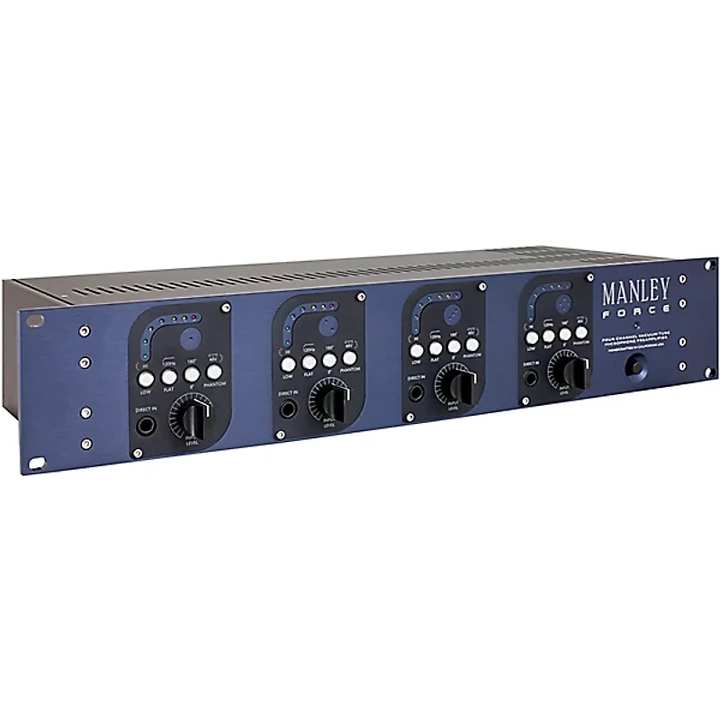 Manley FORCE 4-Channel Vacuum Tube Microphone PreAmp
