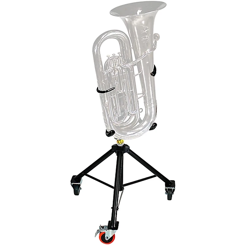 Tuba Essentials The Hug Adjustable Tuba Stand for 3/4 Size Left Side Mouthpiece Instruments
